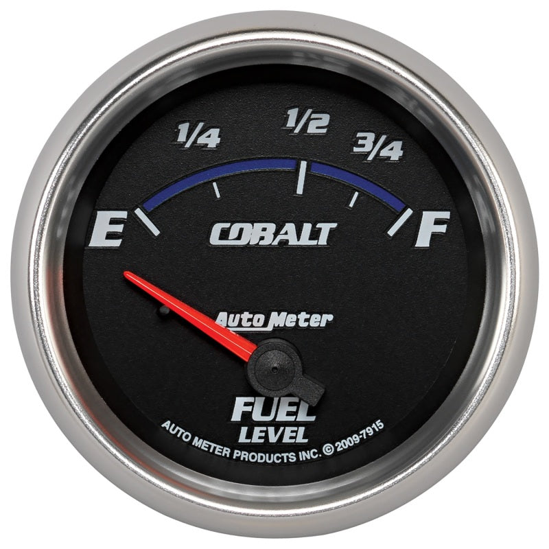 AutoMeter Gauge Fuel Level 2-5/8in. 73 Ohm(e) to 10 Ohm(f) Elec Cobalt-thumbmail-1