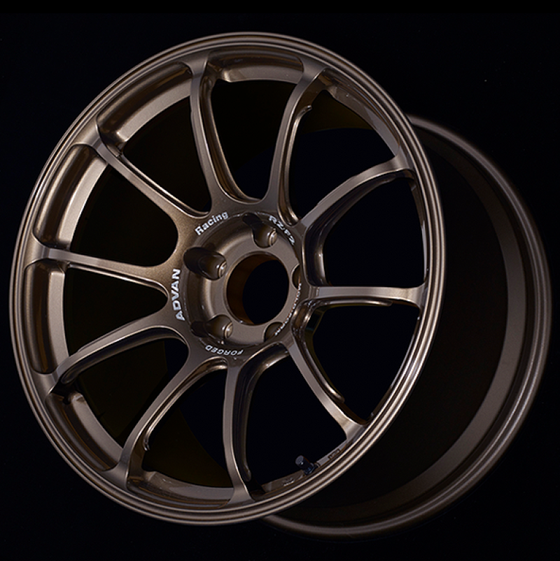 Advan RZ-F2 18x9 +35 5-114.3 Racing Umber Bronze Wheel-thumbmail-1