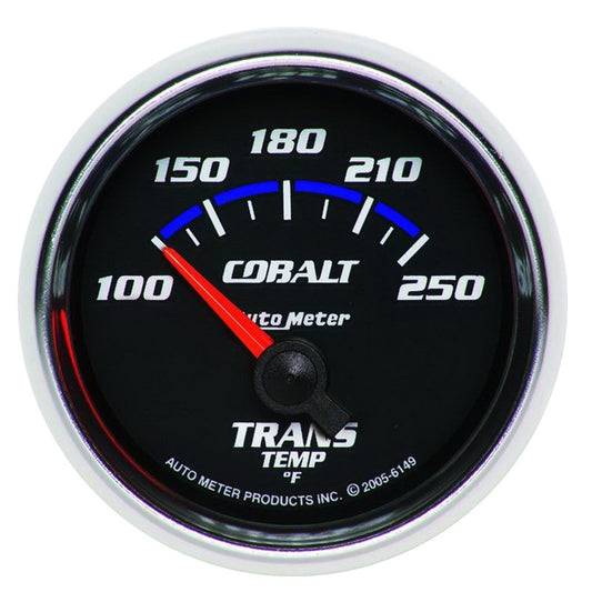 Autometer Cobalt 2-1/6in 100-250 Degree F Transmission Temperature Gauge