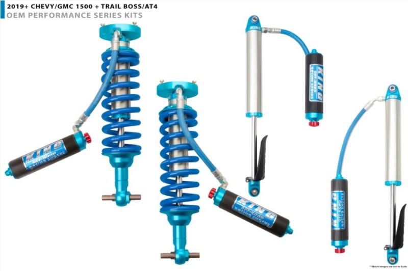 King Shocks 2019+ Chevrolet Silverado 1500 Front 2.5 Dia Rem. Res Coilover w/Adjuster (Pair)-thumbmail-1