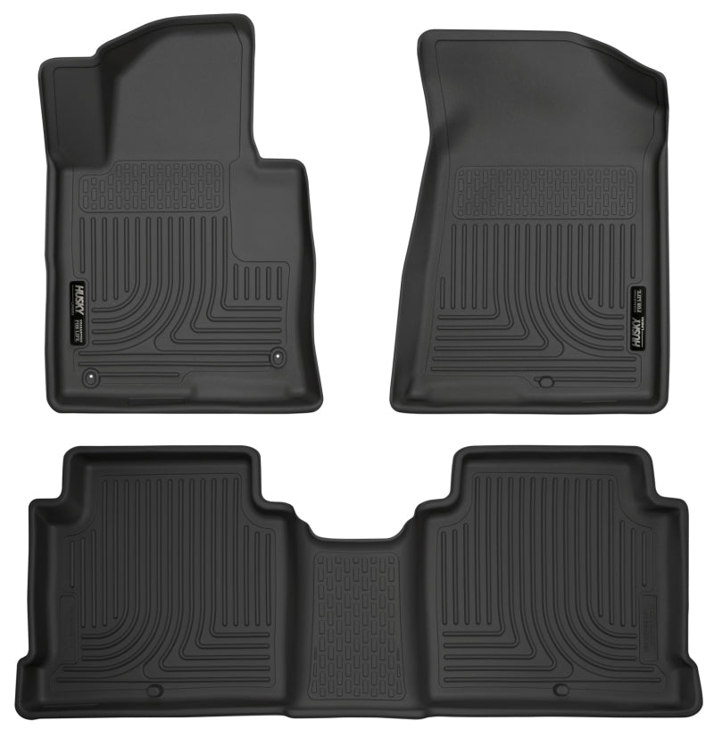 Husky Liners 2015 Hyundai Sonata Weatherbeater Black Front & 2nd Seat Floor Liners-thumbmail-3