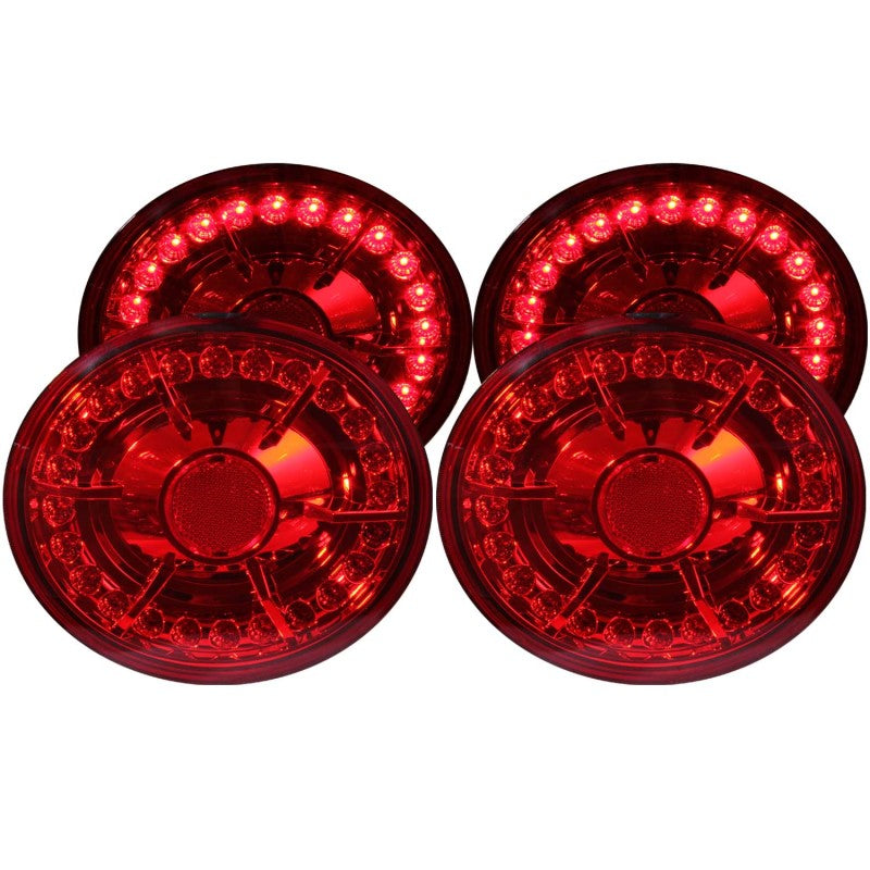 ANZO 2005-2010 Chevrolet Corvette LED Taillights Red 4pc-thumbmail-1