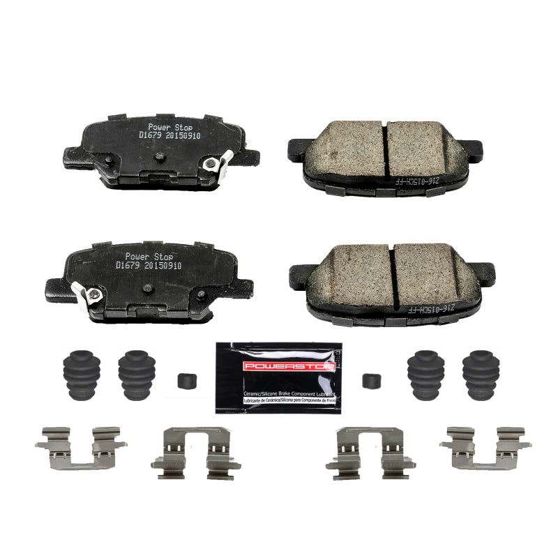 Power Stop 14-16 Mazda 3 Rear Z23 Evolution Sport Brake Pads w/Hardware-thumbmail-2