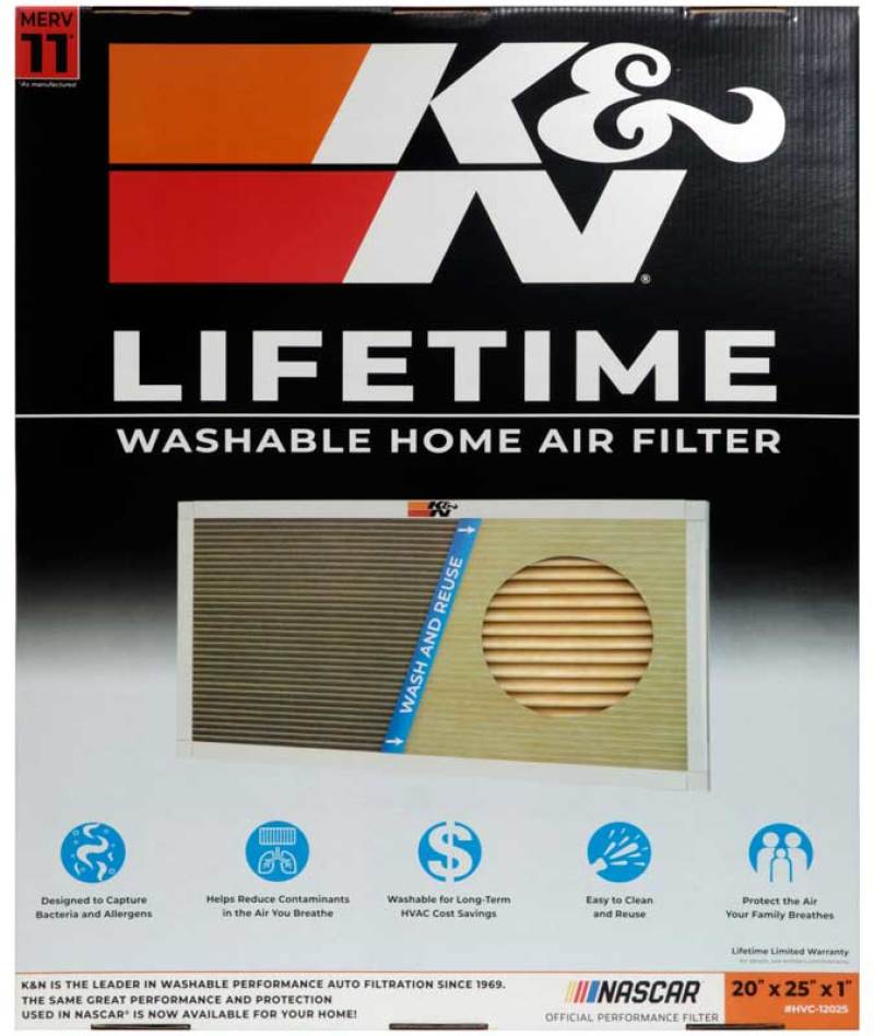 K&N HVAC Filter - 20 x 25 x 1-thumbmail-9