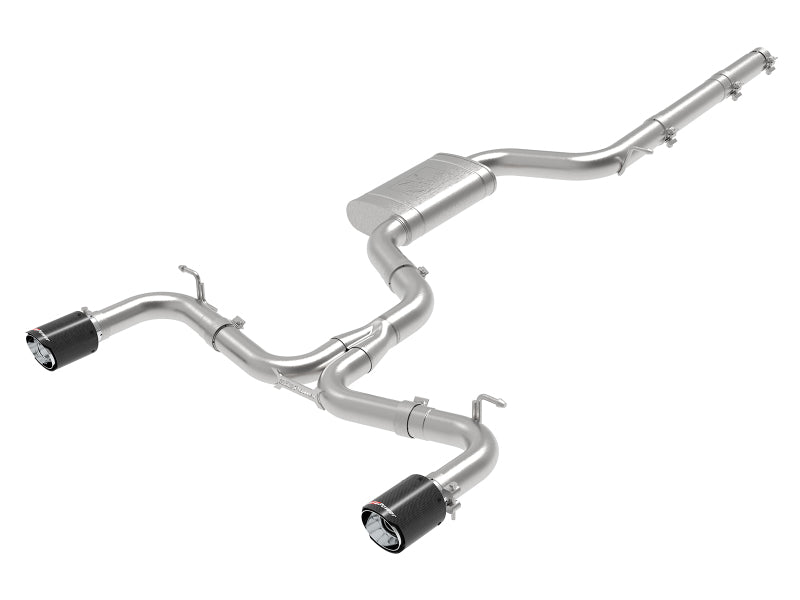 aFe MACHForce XP 3in-2.5in SS Exhaust Cat-Back 18-19 Volkswagen GTI (MK7.5) L4-2.0L (t) - Carbon-thumbmail-2