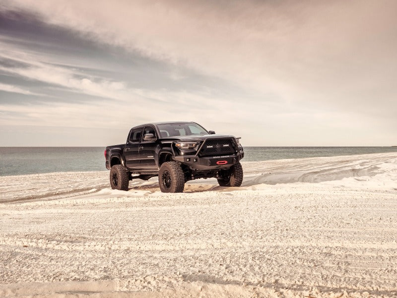 Road Armor 16-20 Toyota Tacoma Stealth Front Winch Bumper w/Lonestar Guard - Tex Blk-thumbmail-9