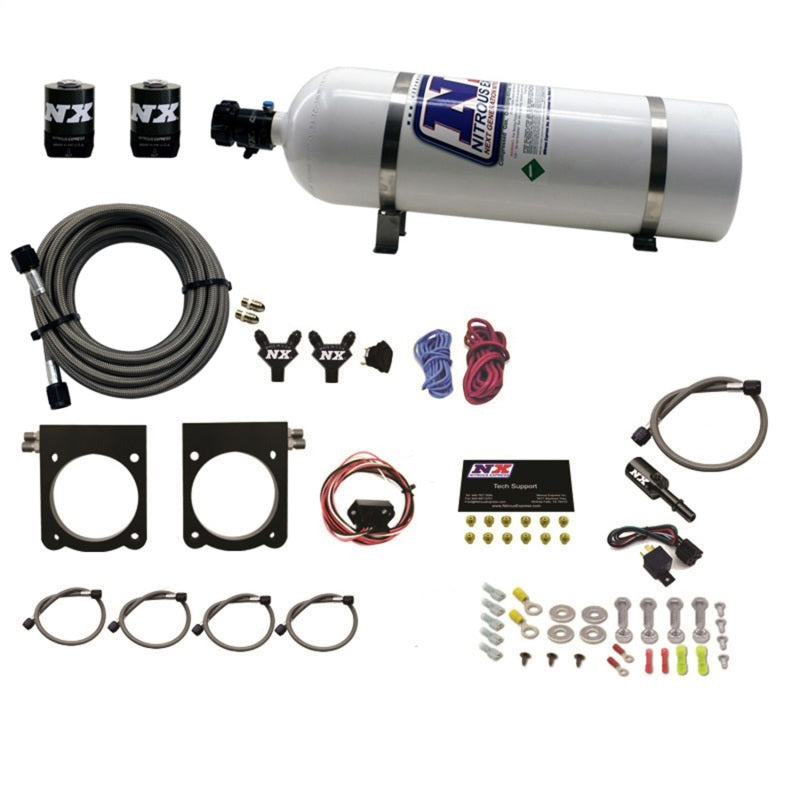 Nitrous Express 13-17 Dodge Viper (Gen-V) Nitrous Plate Kit (50-400HP) w/15lb Bottle-thumbmail-2