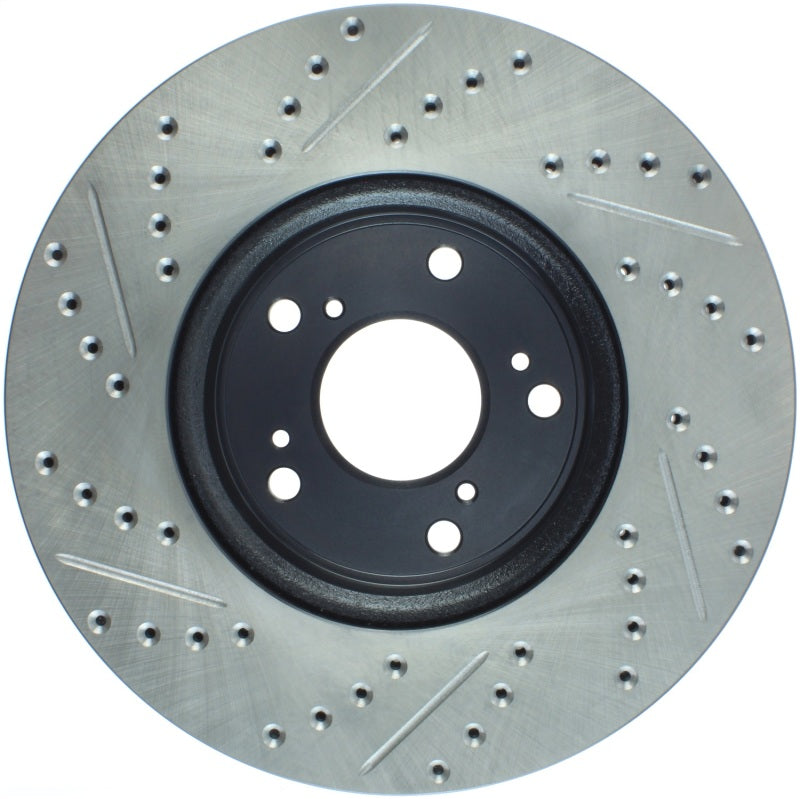 StopTech Slotted & Drilled Sport Brake Rotor Front Left 13 Honda Accord Sport-thumbmail-12