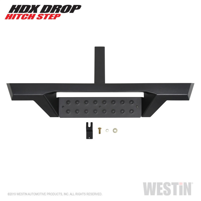 Westin HDX Drop Hitch Step 34in Step 2in Receiver - Textured Black-thumbmail-17