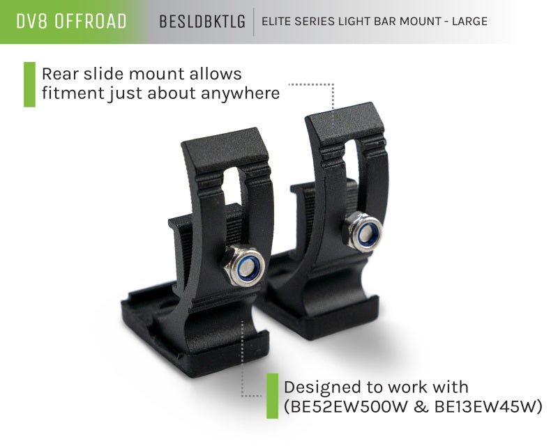 DV8 Offroad Elite Series Light Bar Mount - Large-thumbmail-10