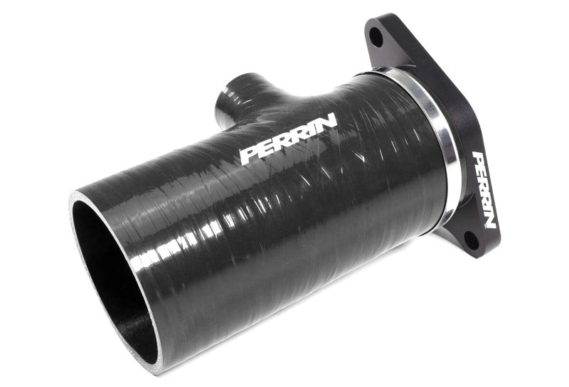 Perrin 2022+ Subaru WRX Black 3in Turbo Inlet Hose w/ Nozzle (Short)-thumbmail-12
