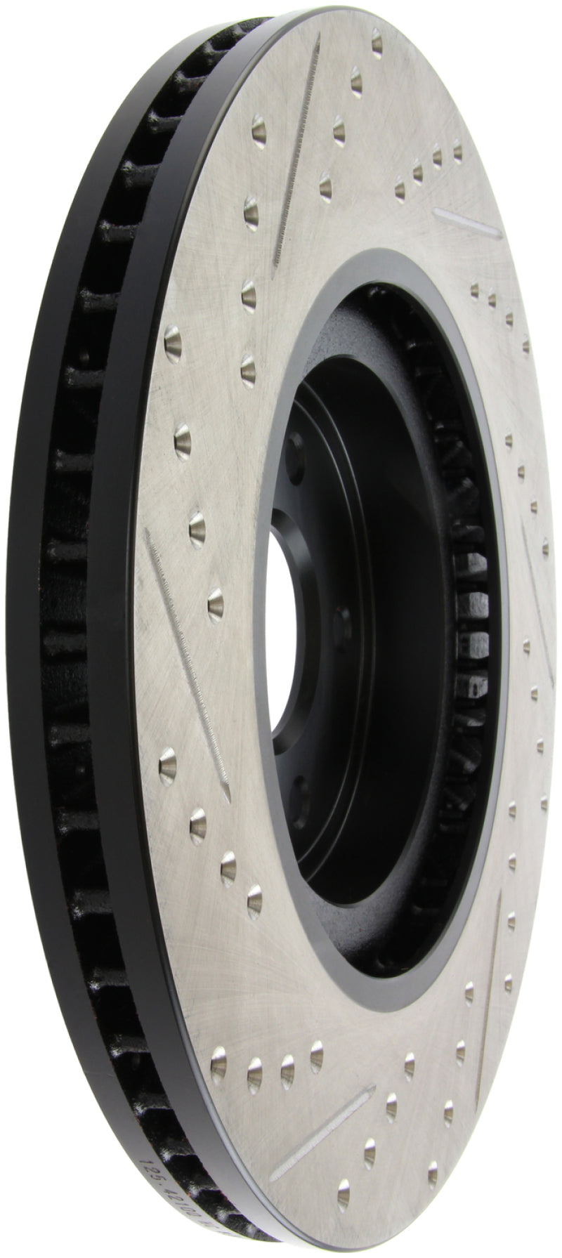 StopTech Infiniti G37 / Nissan 370Z SportStop Slotted & Drilled Front Left Rotor-thumbmail-2