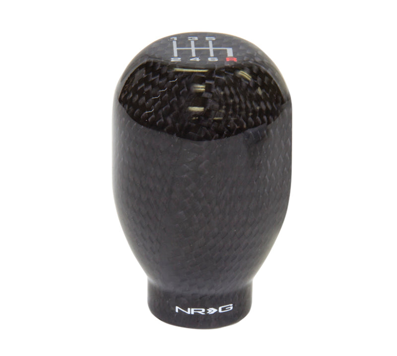 NRG Universal Shift Knob 42mm - Heavy Weight 480G / 1.1Lbs. - Black Carbon Fiber (6 Speed)-thumbmail-2