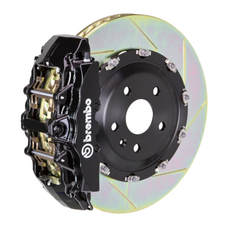 Brembo 12-13 TT RS Front GT BBK 6 Piston Cast 380x34 2pc Rotor Slotted Type-1-Black-thumbmail-1