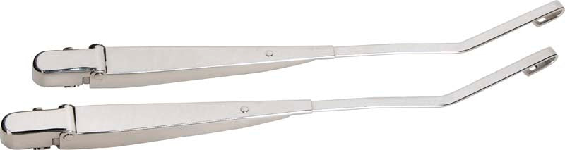 Kentrol 97-06 Jeep Wrangler TJ Windshield Wiper Arms Pair - Polished Silver-thumbmail-1