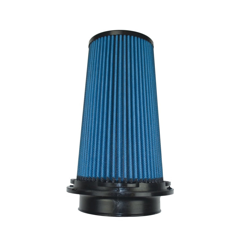 Injen NanoWeb Dry Air Filter- 4in Flange ID 6in Twist Lock Base 8.8in Media Height 4in Top-thumbmail-2