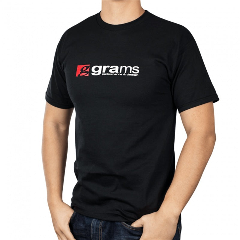 Grams Performance and Design Logo Black T-Shirt - M-thumbmail-2