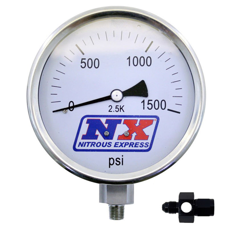 Nitrous Express Nitrous Pressure Gauge 4in-High Accuracy 4AN-thumbmail-2