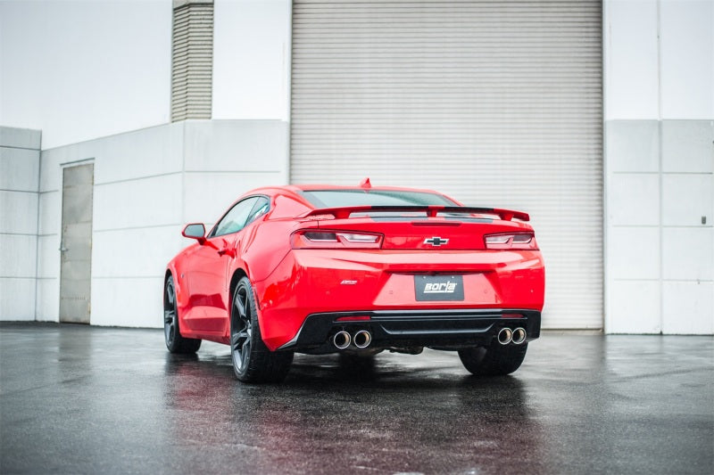 Borla 16 Chevy Camaro SS 6.2L w/ Dual NPP Atak Quad RD RL Tips Dual Exit Rear Section Exhaust-thumbmail-4