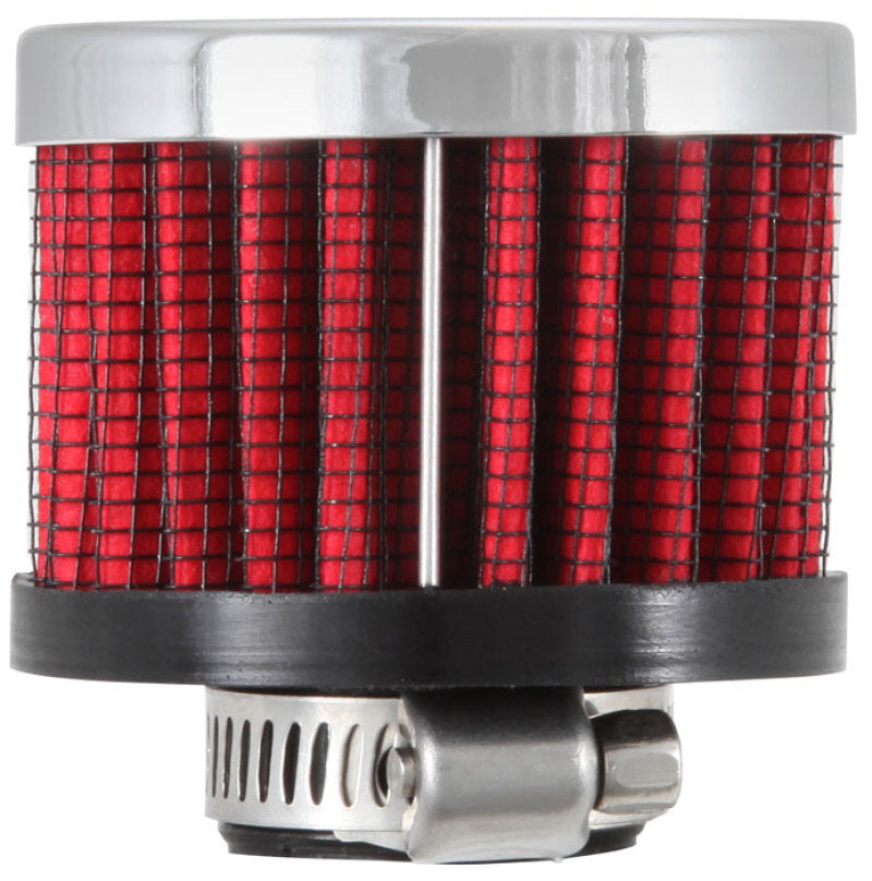K&N 0.625 inch ID 2 inch OD 1.5 inch H Clamp On Crankcase Vent Filter-thumbmail-15