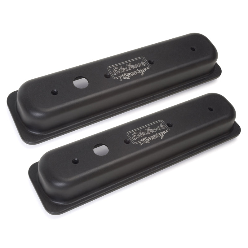 Edelbrock Valve Cover Victor Series Chevrolet 1987-1995 262-400 CI V8 Black-thumbmail-10