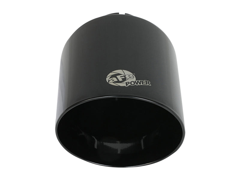 aFe Takeda 409 SS Clamp-On Exhaust Tip 2.5in. Inlet / 4.5in. Outlet / 7in. L - Black-thumbmail-7