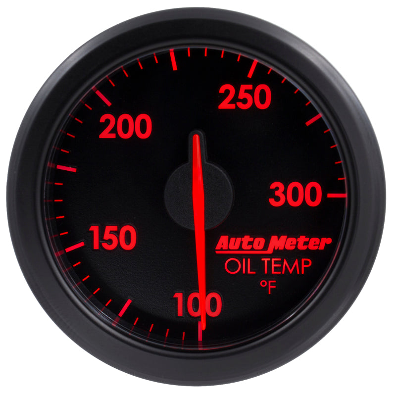 Autometer Airdrive 2-1/6in Oil Temp Gauge 100-300 Degrees F - Black-thumbmail-6
