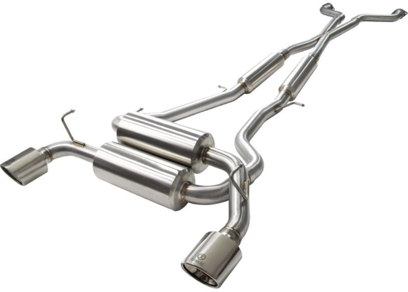 aFe Takeda 2-1/2in 304SS Cat-Back Exhaust Infiniti G37 08-13/Q60 14-15 V6-3.7 w/ Polished Tips-thumbmail-7