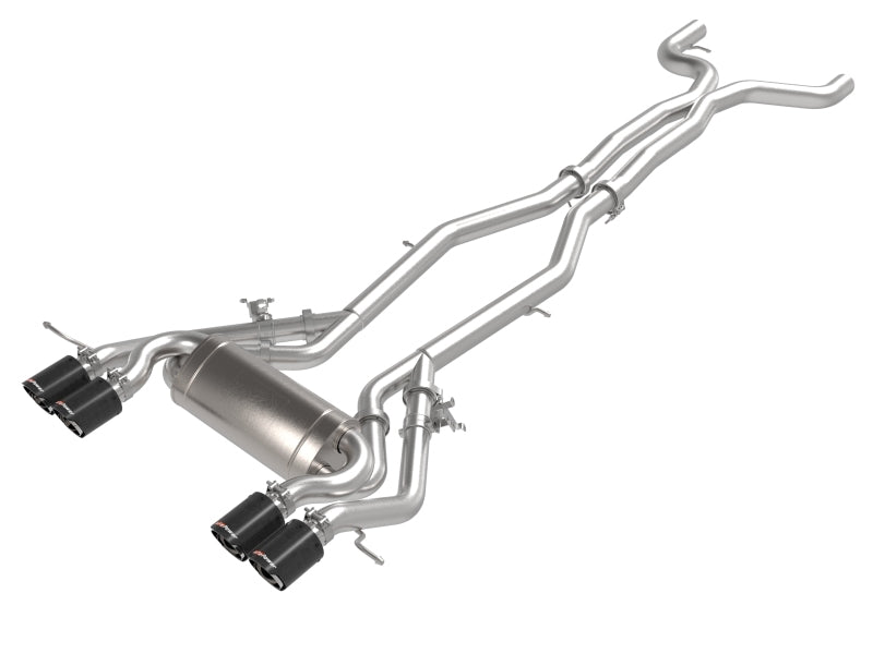 aFe MACHForce XP Exhausts Cat-Back SS 19-21 BMW M2 Competition L6-3.0L w/Carbon Tips-thumbmail-2