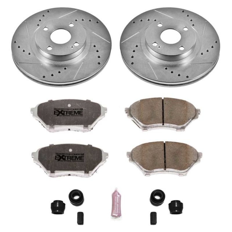 Power Stop 01-05 Mazda Miata Front Z26 Street Warrior Brake Kit-thumbmail-1