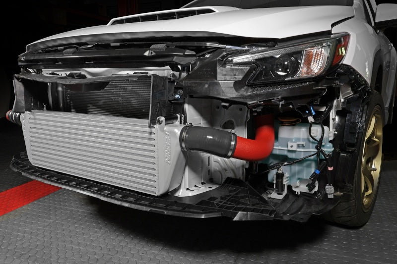 Perrin 22-23 Subaru WRX Front Mount Intercooler Kit (Red Tubes & Silver Core)-thumbmail-26