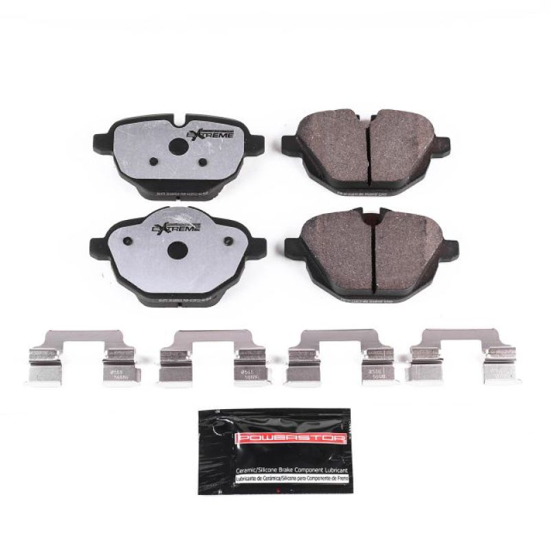 Power Stop 11-16 BMW 528i Rear Z26 Extreme Street Brake Pads w/Hardware-thumbmail-2