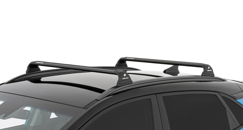 Rhino-Rack 18-22 Hyundai Kona 1st Gen 5 Door SUV w/Flush Rails Vortex RVP 2 Bar Roof Rack - Black-thumbmail-6