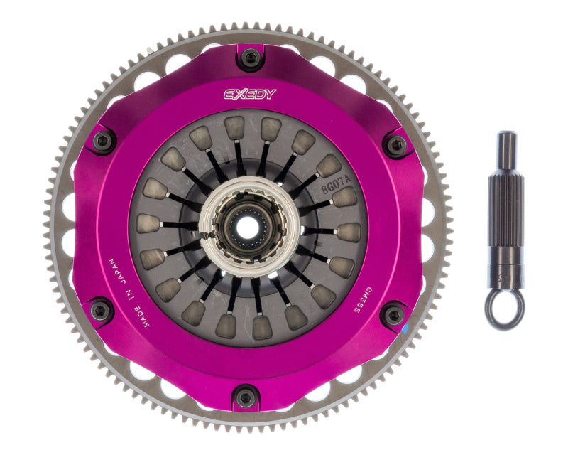 Exedy 1996-1996 Mitsubishi Lancer Evolution IV L4 Hyper Compe-R Twin Cerametallic Clutch Rigid Disc-thumbmail-6