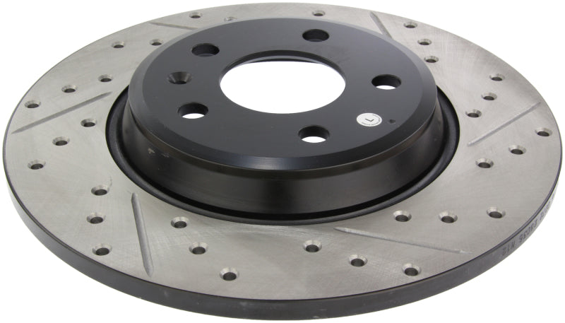 StopTech Power Slot 09-10 Audi A4/A4 Quattro / 08-10 A5 / 10 S4 Rear Left Drilled & Slotted Rotor-thumbmail-9