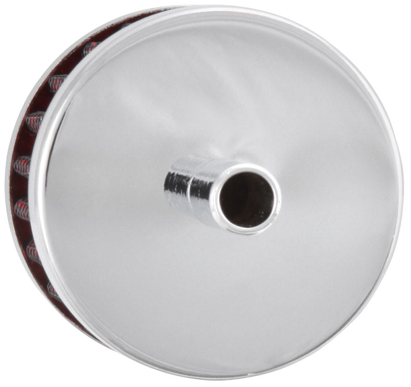 K&N Steel Base Crankcase Vent Filter 3/8in OD Tube  2in OD 1-1/2in Height-thumbmail-5