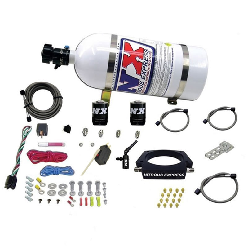 Nitrous Express LT2 C8 Nitrous Plate Kit (50-300HP) w/10lb Bottle-thumbmail-2
