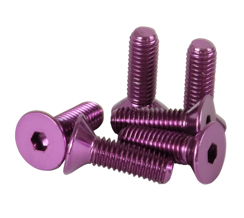 NRG Steering Wheel Screw Upgrade Kit (Conical) - Purple-thumbmail-2