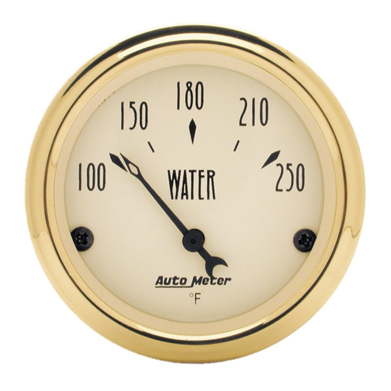 AutoMeter Gauge Water Temp 2-1/16in. 250 Deg. F Elec Golden Oldies-thumbmail-1