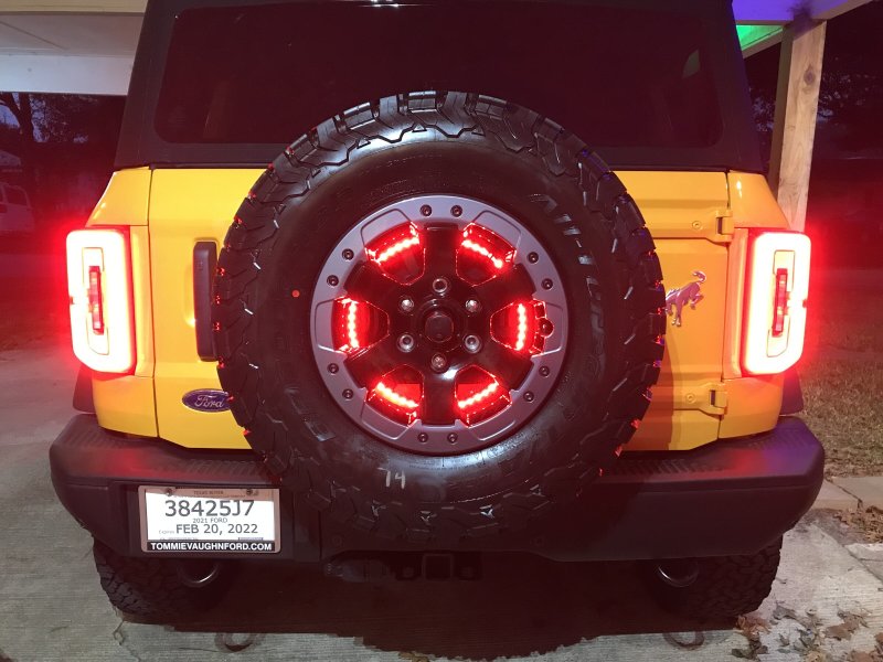 Oracle LED Illuminated Wheel Ring 3rd Brake Light - Red-thumbmail-13