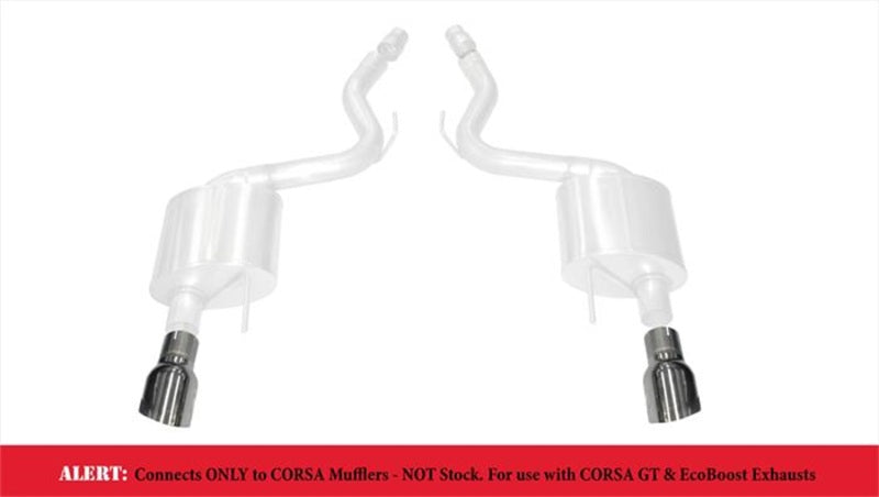 Corsa 15-17 Ford Mustang GT 3.0in Inlet / 4.5in Outlet Polished Tip Kit (For Corsa Exhaust Only)-thumbmail-8