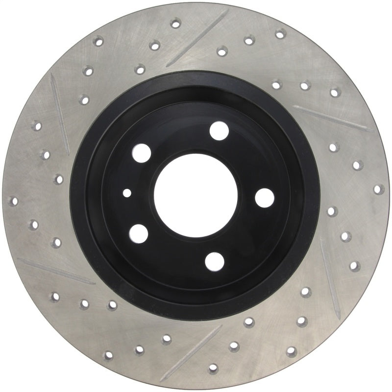 StopTech Power Slot 09-10 Audi A4/A4 Quattro / 08-10 A5 / 10 S4 Rear Left Drilled & Slotted Rotor-thumbmail-10