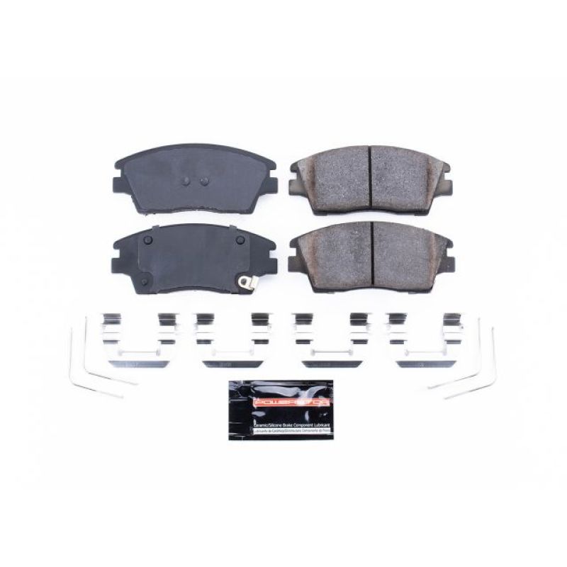 Power Stop 17-19 Hyundai Elantra Front Z23 Evolution Sport Brake Pads w/Hardware-thumbmail-1
