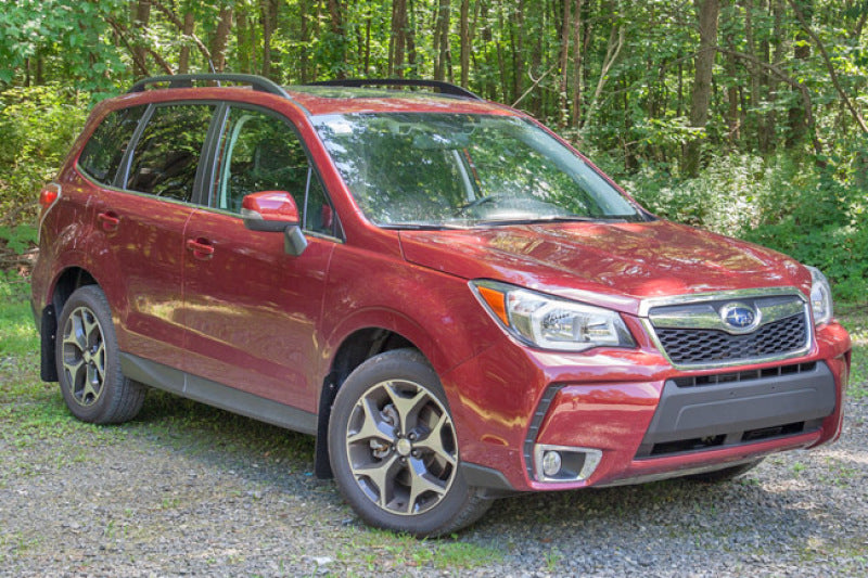 Rally Armor 14-18 Subaru Forester Black Mud Flap w/ Red Logo-thumbmail-6