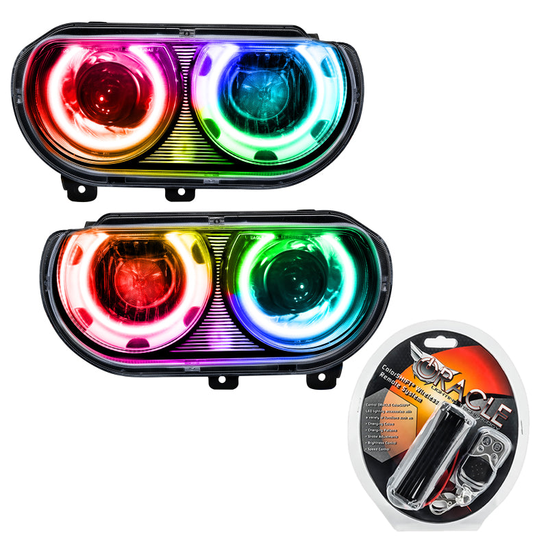 Oracle 08-14 Dodge Challenger SMD HL (HID Style) - ColorSHIFT-thumbmail-1