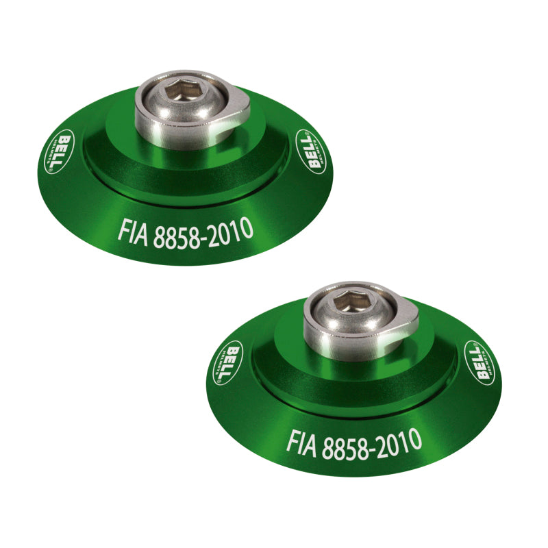 Bell HANS Clip Set Green FIA8858-2010-thumbmail-1