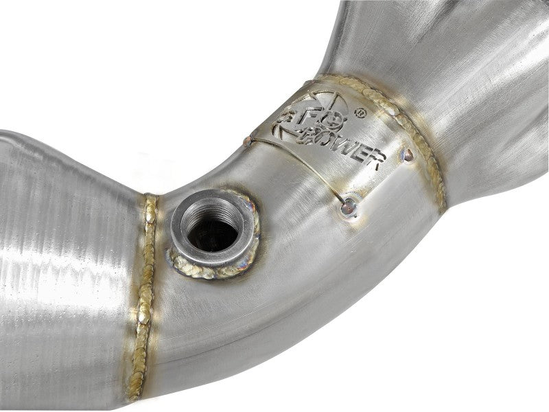 aFe 12-17 Toyota 86 / FRS / BRZ Twisted Steel 304 Stainless Steel Long Tube Header w/ Cat-thumbmail-7