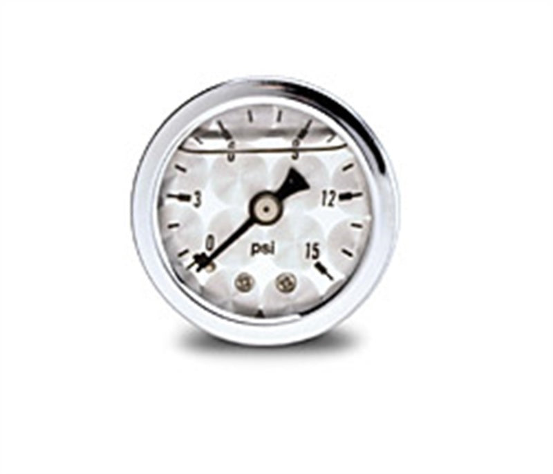 Russell Performance 15 psi fuel pressure gauge machine face (Liquid-filled)-thumbmail-3