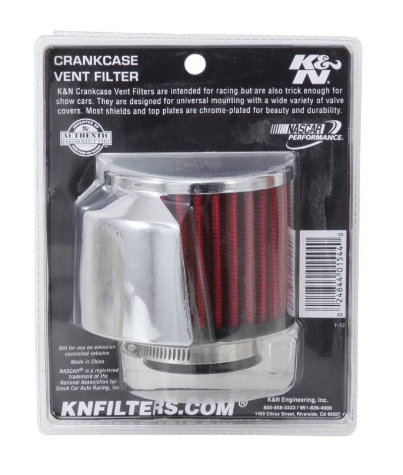 K&N 1.5in Flange ID x 3in OD x 2.5in Height Clamp On Crankcase Vent Filter-thumbmail-10