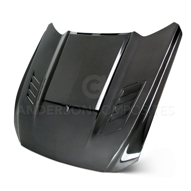 Anderson Composites 15-17 Ford Mustang (Excl. GT350/GT350R) Ram Air Double Sided Hood-thumbmail-2